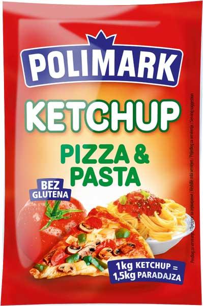 Polimark kečap pizza&pasta kesa 90 g