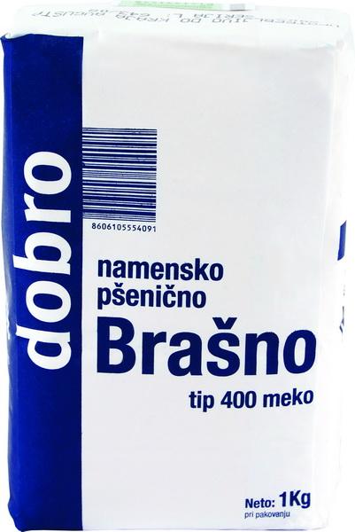 Dobro brašno namensko  T-400 meko  1 kg