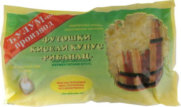 Ćulum Futoški kiseli kupus  ribanac 500 g