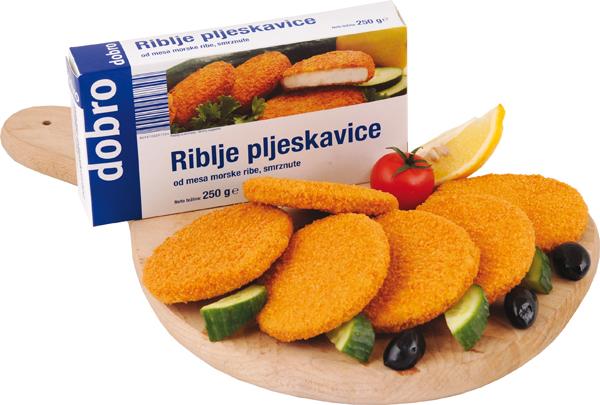 Dobro riblje pljeskavice 250 g