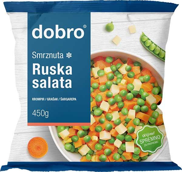 Dobro ruska salata smrznuta 450 g