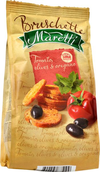 Bruschette maretti dvopek tomato,olives&oregano 70 g