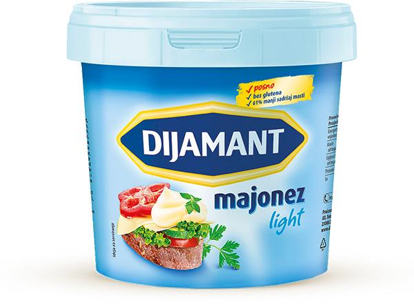 Dijamant majonez light posni 1000 ml
