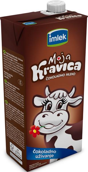 Moja Kravica čokoladno mleko 1 l