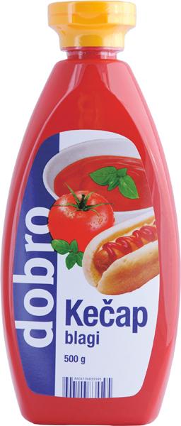 Dobro kečap blagi  boca 500 g