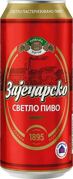 Zaječarsko pivo svetlo limenka 500 ml