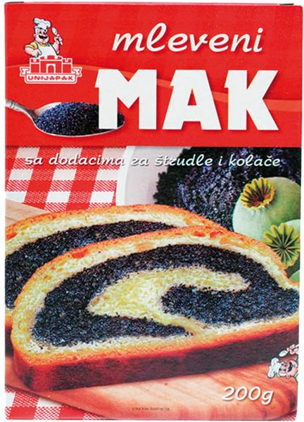 Unijapak mak mleveni vakum 200 g