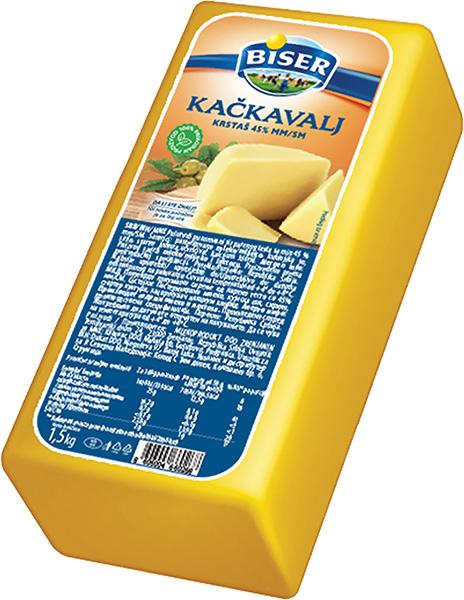 Biser kačkavalj 45% kg