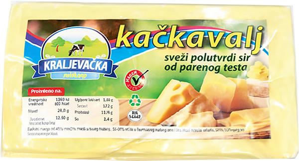 Kraljevački polutvrdi sir od parenog testa kg