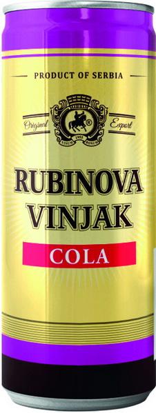 Rubin Vinjak cola 330 ml limenka 4,9%