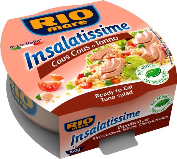 RIO MARE Tunjevina u salati sa kus kusom 160g
