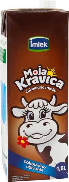 Moja Kravica čokoladno mleko 1% 1.50L TB