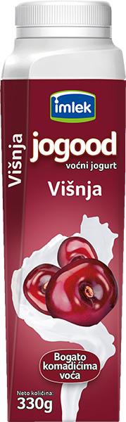 Jogood voćni jogurt višnja 330g TT