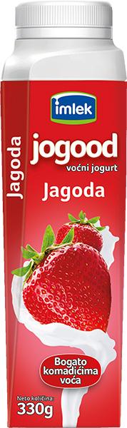 Jogood voćni jogurt jagoda TT 330g