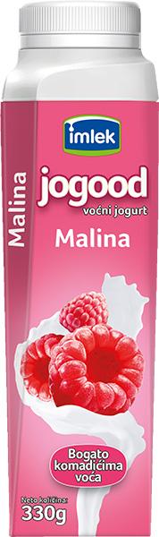 Jogood voćni jogurt malina TT 330g