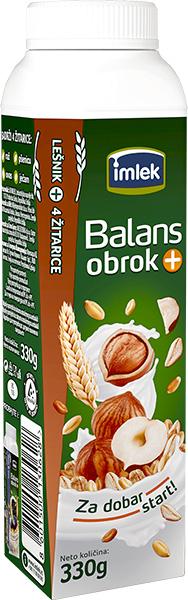 Balans+ obrok lešnik i žitarice 1%mm 330g