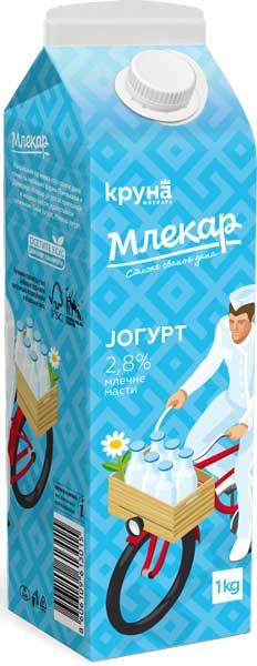 Mlekar jogurt 2,8% mm 1kg EP