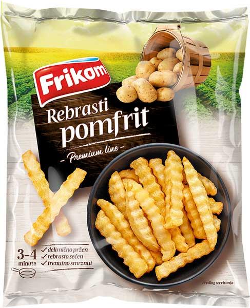 Frikom rebrasti pomfrit 750g