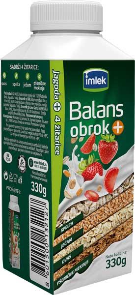 Balans+ obrok jagoda i 4 žitarice 330g TT