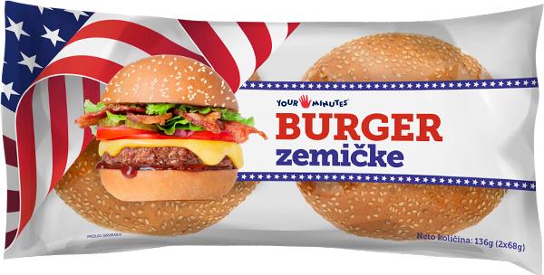 Tvojih 5 minuta burger zemičke 4x65 g