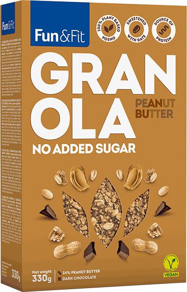 Granola kikiriki puter 330 g