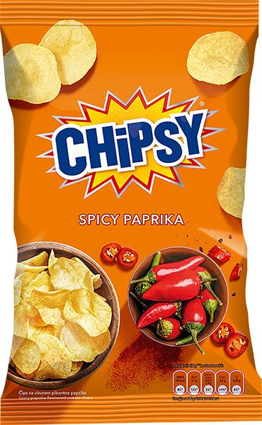 Chipsy spicy paprika 60 g