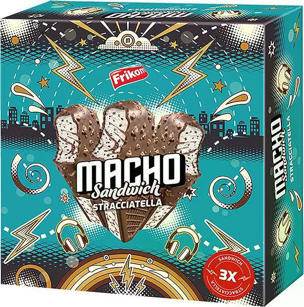 Macho stracciatela multipac 387ml