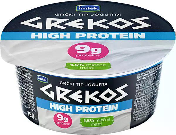 Grekos high protein jogurt 1,5% 150 g