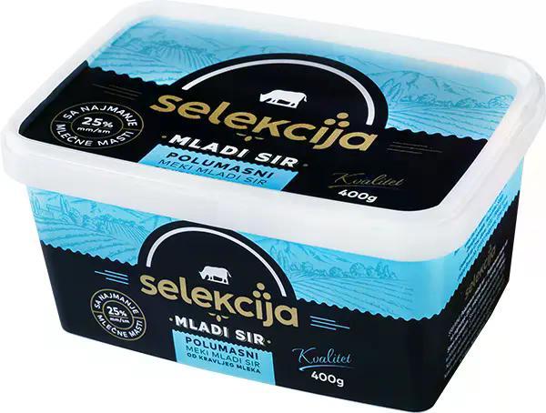 Selekcija mladi sir polumasni 400 g