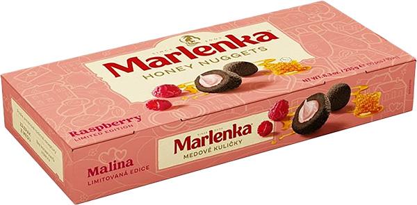 Marlenka medene bombice kakao malina 235 g