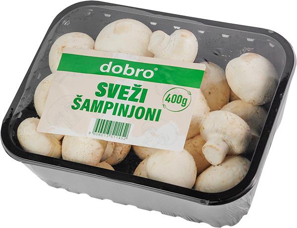 Dobro šampinjoni sveži 400 g