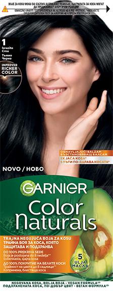 Garnier boja za kosu color naturals 1 natural black