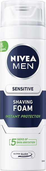 Nivea pena za brijanje sensitive 200 ml