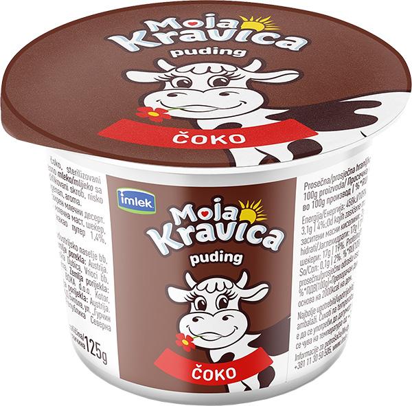 Moja Kravica puding čoko 125 g