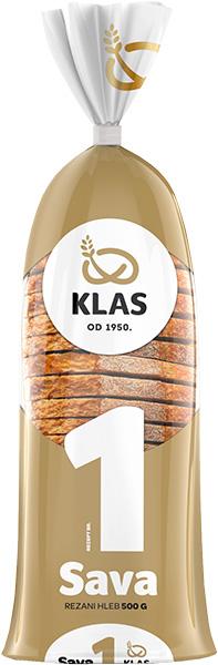 Klas Hleb Sava rezani 500g
