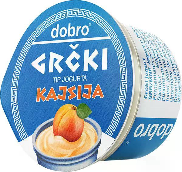 Dobro grčki tip jogurta sa ukusom kajsije 150 g
