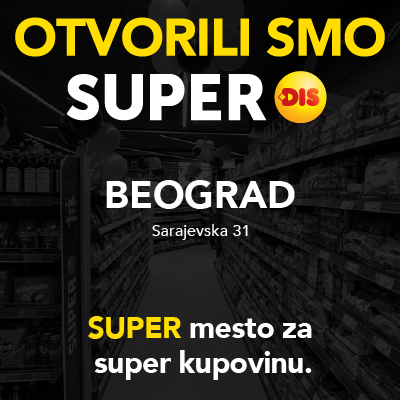 NOVI SUPER DIS U SARAJEVSKOJ!